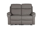 Nardo 2 Seater Electric Recliner Truffle front view picture