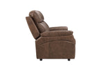 Nardo 2 Seater Sofa Brown side view picture