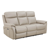 Nardo 3 Seater Electric Recliner Cashmere picture on the white background