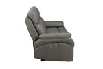 Nardo 3 Seater Electric Recliner Truffle side view picture