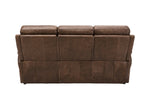 Nardo 3 Seater Sofa Brown picture from the back