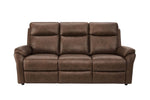 Nardo 3 Seater Sofa Brown front view picture