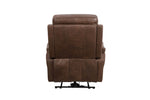Nardo Electric Recliner Armchair Brown reverse picture