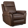 Nardo Electric Recliner Armchair Brown picture on the white background