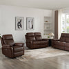 Nardo Electric Recliner Armchair Brown life style picture 