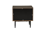 Wooden bedside table with drawer Nate Bedside Table
