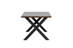 Nate Dining Table 1.4 m Smoked Oak side view picture