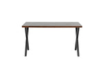 Nate Dining Table 1.4 m Smoked Oak front view picture