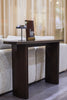 Natu Console Table Espresso Oil life style picture