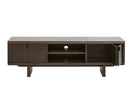 Natu TV Lowboard Espresso Oil picture with opened door