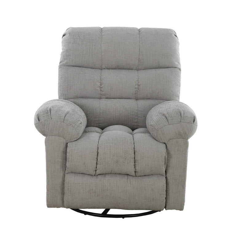 Nellie Glider Swivel Recliner Armchair Grey