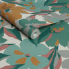 Easy to hang Hot House Floral Sunshine wallpaper