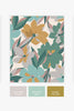 Chic Hot House Floral Sunshine wallpaper design