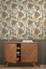 Tropical leaf print home decor