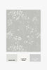 Neutral Tone Leaf Grey Wallpaper
