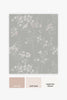 Muted Grey Backdrop Leaf Pink Wallpaper