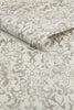 Soft gold metallic damask wallpaper
