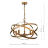 Designer chandeliers Nitya 5 Light Pendant for home decor

