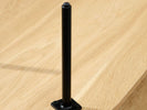 Nola Sideboard Natural Oak close view picture of black metal leg