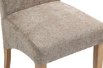Norfolk Dining Chair Mink close view picture of the chairs seat