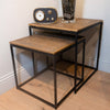 Contemporary side tables set Novara Nest Of Tables