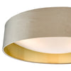 Ceiling lights idea using Nysa 3 Light Flush Velvet Taupe Shade

