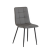 Elegant upholstered dining chairs – Oliver Dining Chair Grey (Set of 2)