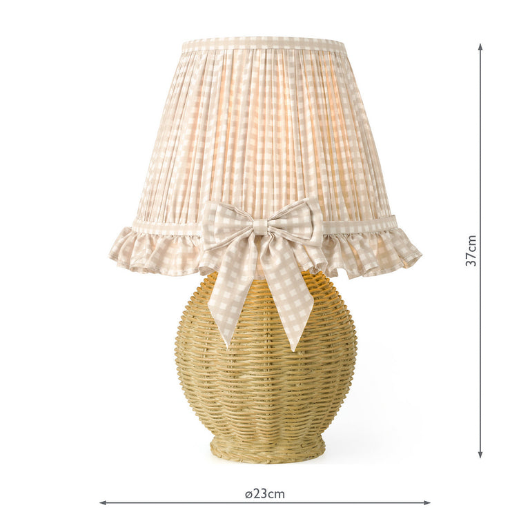 Omer Table Lamp Matt Taupe – Country Side Lighting Collection