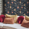 Oriental Trail Wallpaper Navy Holden 13820 life style picture