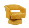 Orla Accent Chair Ochre with a swivel function