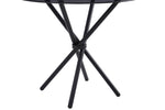 Orrin Round Dining Table 90 cm Black close view picture of the legs