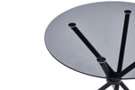 Orrin Round Dining Table 90 cm Black close view picture of the table top