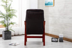Orthopedic Armchair Burgundy picture from the back
