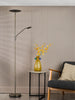 Osbert Mother & Child Floor Lamp Satin Bronze LED tall floor standing lamp