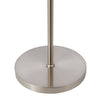 Osbert Mother & Child Floor Lamp Satin Nickel LED close view picture of the durable nickel base