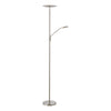 Osbert Mother & Child Floor Lamp Satin Nickel LED picture on the white background