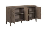 Oslo 4 Door Sideboard picture with opened doors