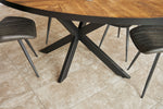 Opt for sophistication with the sleek 200cm Oval Dining Table.