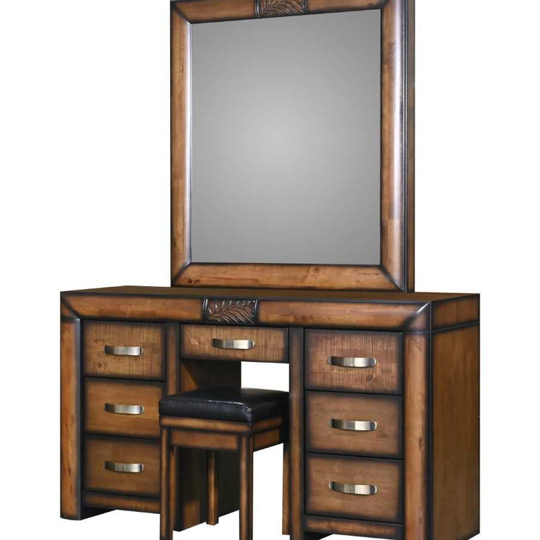 Paris Dressing Table – Wooden Vanity & Mirrored Bedroom Furniture