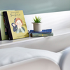 Classic bunk bed with a fresh, white look.