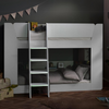 Sophisticated bunk bed for a clean aesthetic.