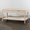 Parson 2 Drawer Coffee Table – Modern Wooden Coffee Table with Storage