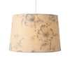 Elegant shades for pendant in soft floral linen

