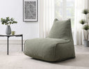 Pearl Lounger Bean Bag Chair Moss Green life style right view photo
