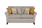 Pippa 2 Seater Sofa Mink front view picture