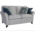 Pippa 2 Seater Sofa Silver picture on the white background