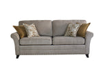 Pippa 3 Seater Sofa Mink front view picture