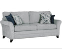 Pippa 3 Seater Sofa Silver picture on the white background