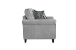 Pippa Accent Chair Silver side view picture
