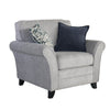 Pippa Accent Chair Silver picture on the white background